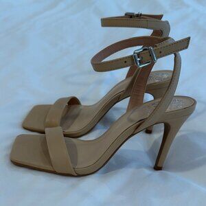 Vince Camuto Tan Strappy Heels